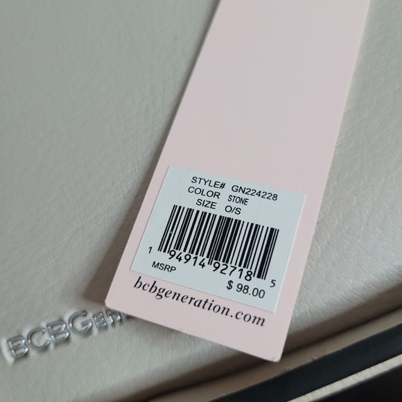 BCBGMaxAzria Shoulder Bag with Silver Accents - Picture 8 of 9